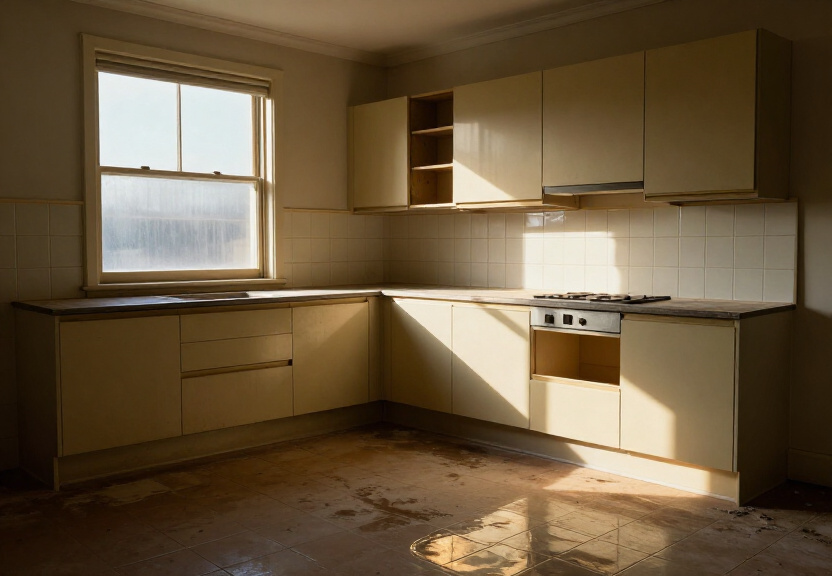 Clean and dry apartment basement in Bexley North after restoration